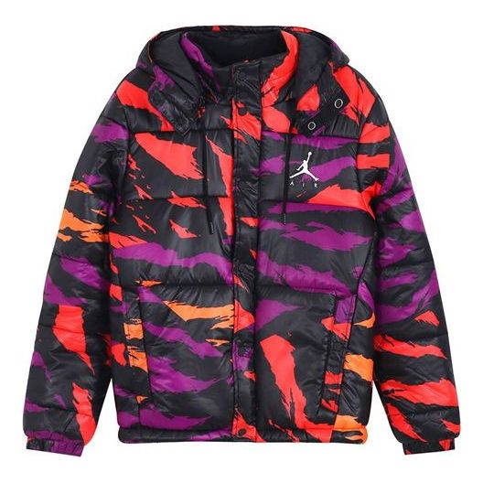 Pufferjacka Jordan Jordan Jumpman Air Short Padded Hooded Jacket Flerfärgad | BQ5696-551
