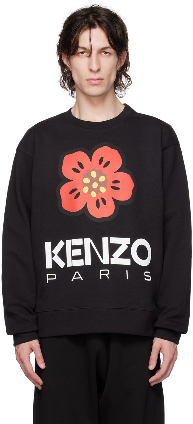 Sweater KENZO Paris Boke Flower Svart | FD55SW4454ME, 0