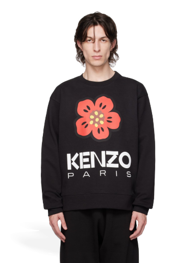 Sweater KENZO Paris Boke Flower Svart | FD55SW4454ME