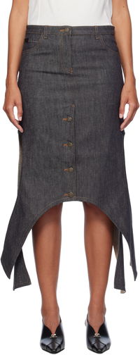 Courrèges Midi Denim Skirt