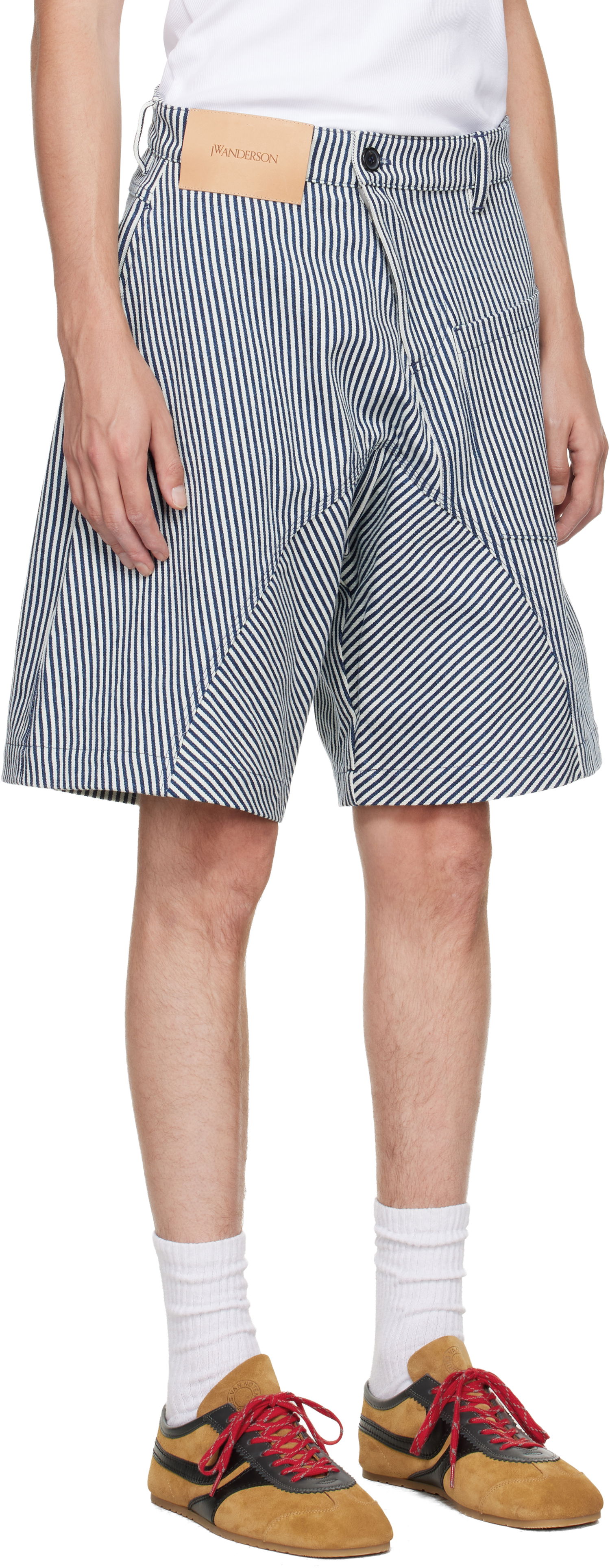 Shorts JW Anderson JW Anderson Twisted Workwear Shorts Mörkblå | SR0124-PG1819, 1