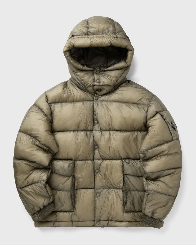 Pufferjacka C.P. Company Hooded Puffer Jacket Grön | 19CMOW191A110416A-356