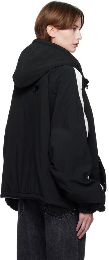 Vindjacka Alexander Wang Alexander Wang Raglan Hooded Reversible Jacket Svart | UWC1252038, 2