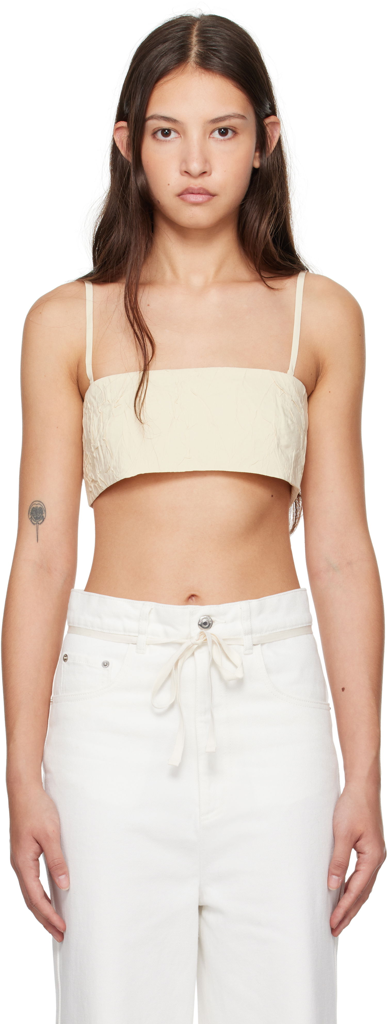 Linne Nanushka Nanushka Cressy Bandeau Top Vit | NW24FWTP38671, 0
