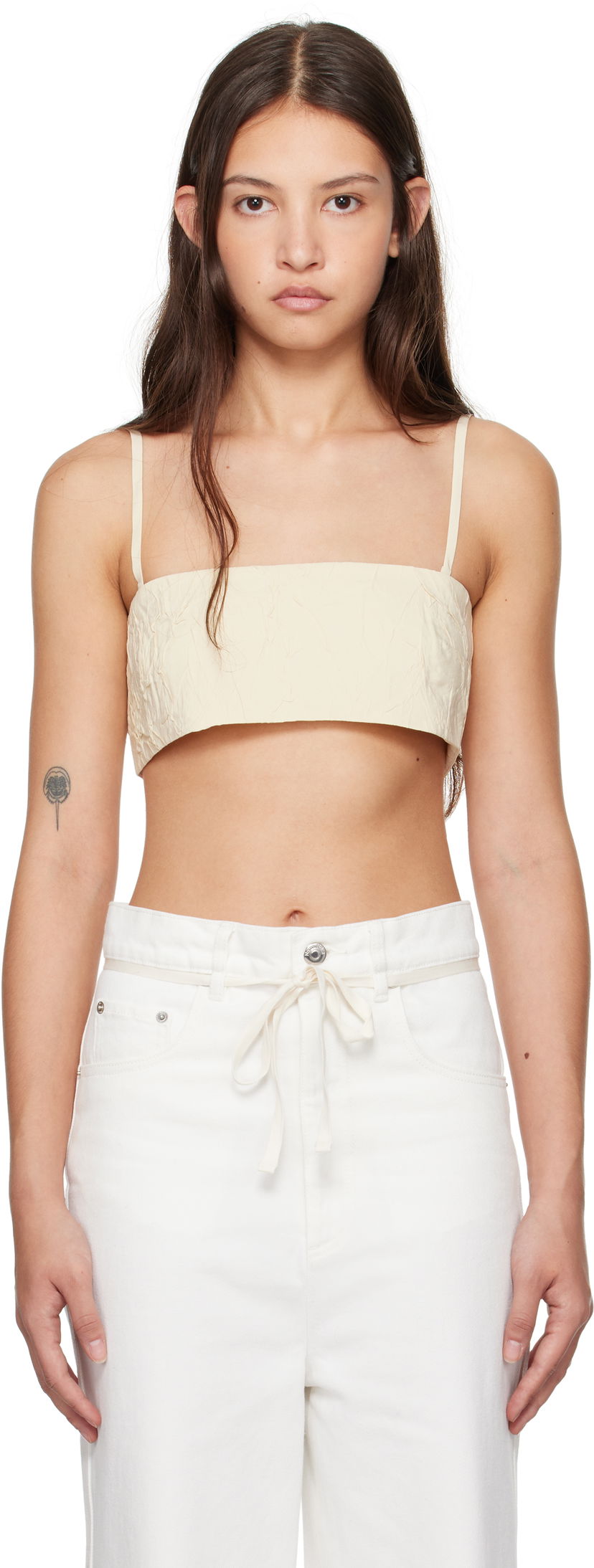 Linne Nanushka Nanushka Cressy Bandeau Top Vit | NW24FWTP38671