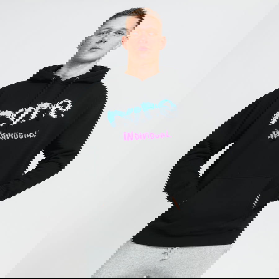 Sweatshirt Pink Dolphin Rare Individual Hoodie Svart | Rare Individual, 0