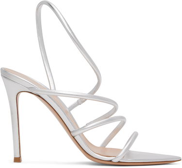 Sneakers och skor Gianvito Rossi Ettie Heeled Sandals Metallisk | G32441-15RIC-NPS, 0