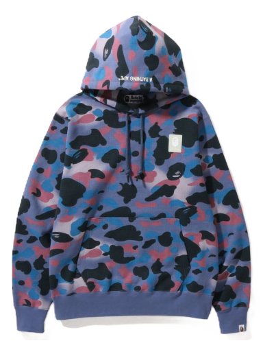 Sweatshirt BAPE Grid Camo Hoodie Purpur | 1I80-114-005