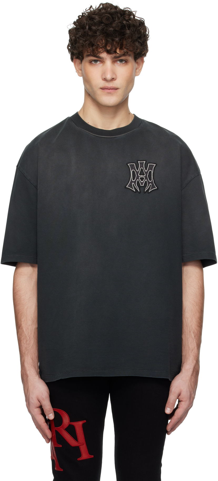 T-shirt AMIRI 'MA Hollywood' Oversized T-Shirt Grå | AMJYTE1126