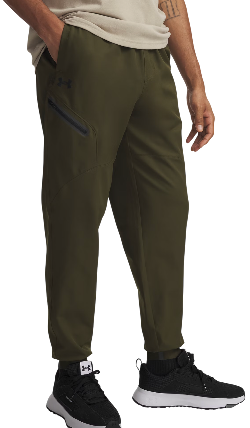Träningsbyxor Under Armour Under Armour Unstoppable Woven Joggers Grön | 1388823-308