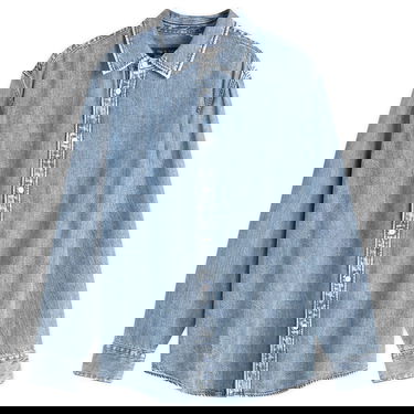 Skjorta rag & bone Rag & Bone Matthew Denim Shirt Size Large Blå | MED24H1438UFCB, 0