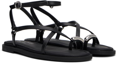 Tillbehör rag & bone rag & bone Geo Toe Ring Sandals Svart | WFF25PF1011LE11, 3