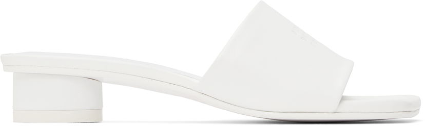Skovård Maison Margiela MM6 Maison Margiela Anatomic Heeled Sandals Vit | S66WP0109 P3628
