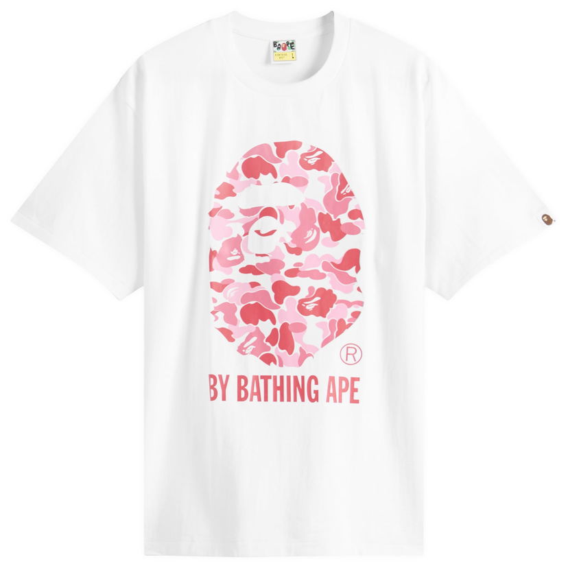 T-shirt BAPE A Bathing Ape ABC Camo T-Shirt, Size Large Vit | 001TEL301007M-WPK