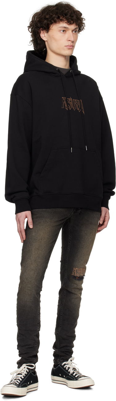Sweatshirt Ksubi Kingdom Biggie Hoodie Svart | MSP25FL005, 3