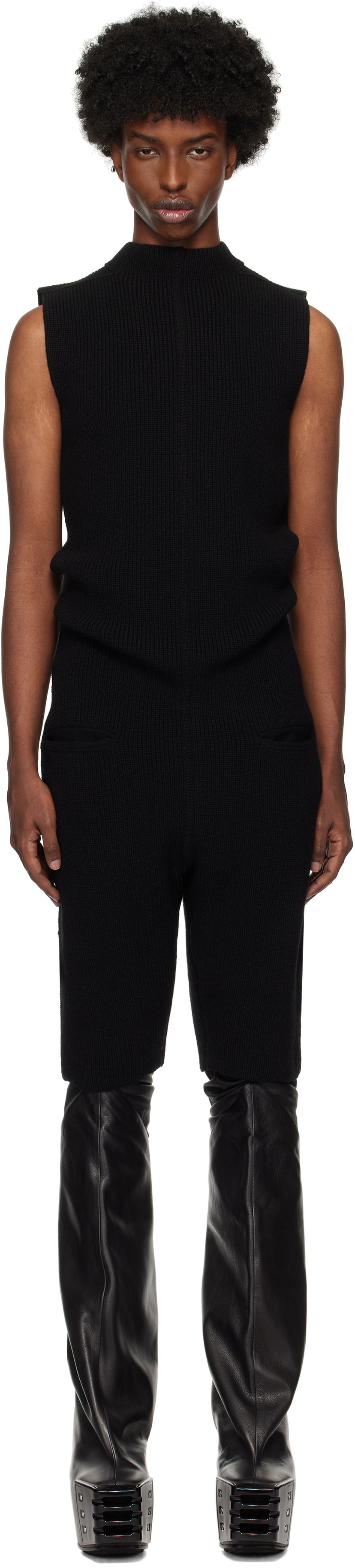 Jumpsuit Rick Owens Headon Jumpsuit Svart | RR02D6683 KWV