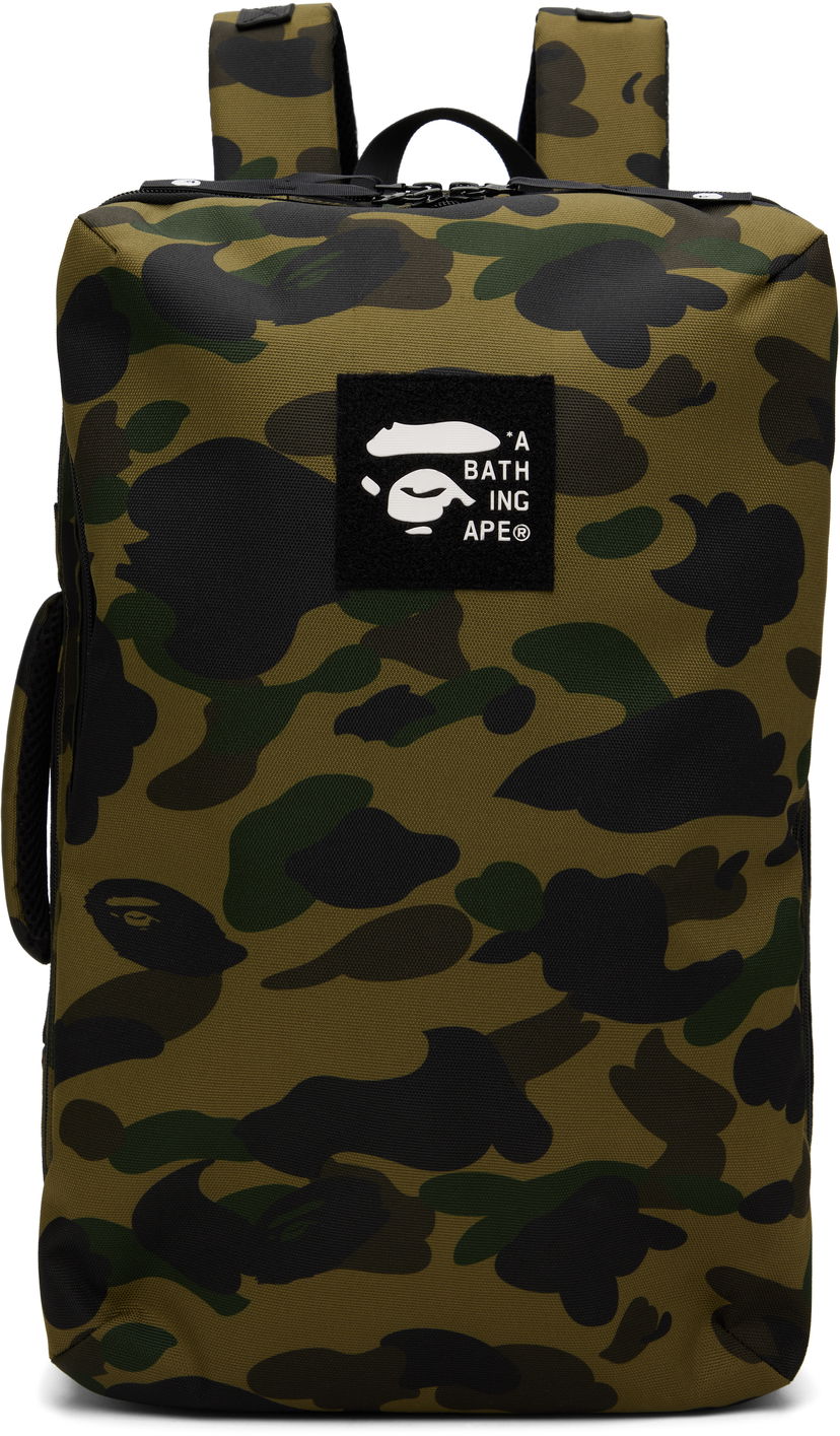 Ryggsäck BAPE BAPE 1st Camo Cordura 2Way Daypack Backpack Grön | 001BAK201005F