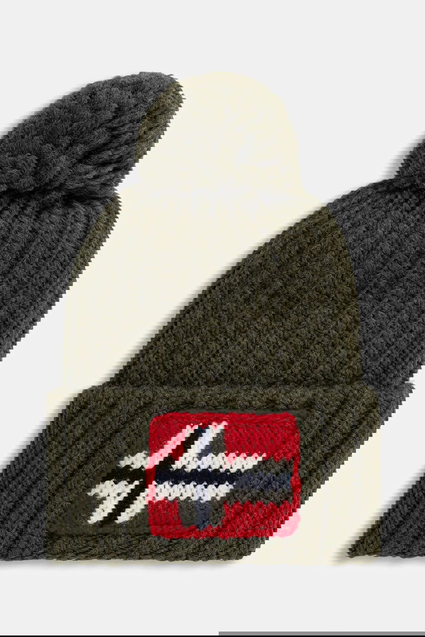 Mössa Napapijri Napapijri Semiury 5 Wool Blend Beanie Grön | NP0A4GKBG0A1, 0