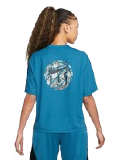 T-shirt Nike Dri-FIT Warmup Tee Turkos | FB7992-457