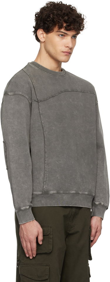 Sweatshirt Dime Reverse Stitch Crewneck Sweatshirt Grå | DIMEHO2471CHA, 1