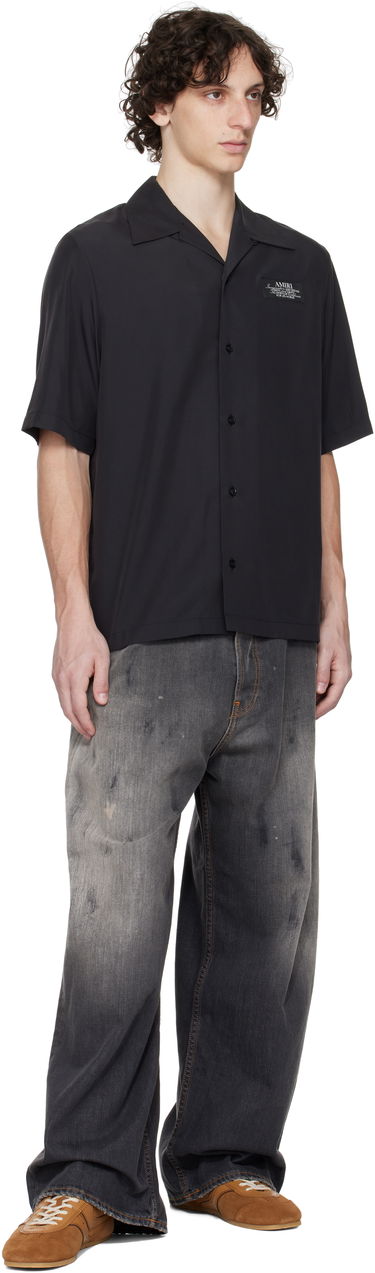 Skjorta AMIRI Amiri 'Amiri Spirit' Bowling Shirt Svart | AMSTCA1148, 3