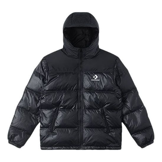 Pufferjacka Converse Short Down Jacket Svart | 10025252-A01, 0