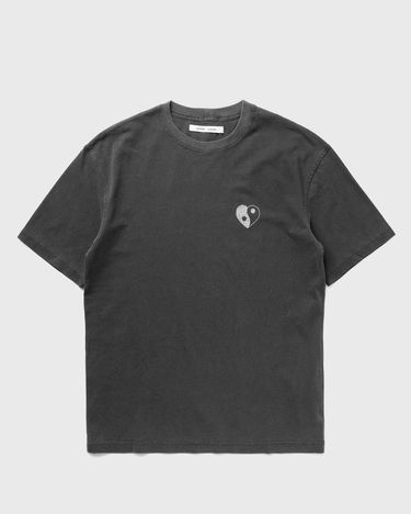 T-shirt Samsoe Samsoe Samsøe & Samsøe Sapoetry Yin Yang Heart Graphic Tee Svart | U24300005-BLACK_BALANCE, 0