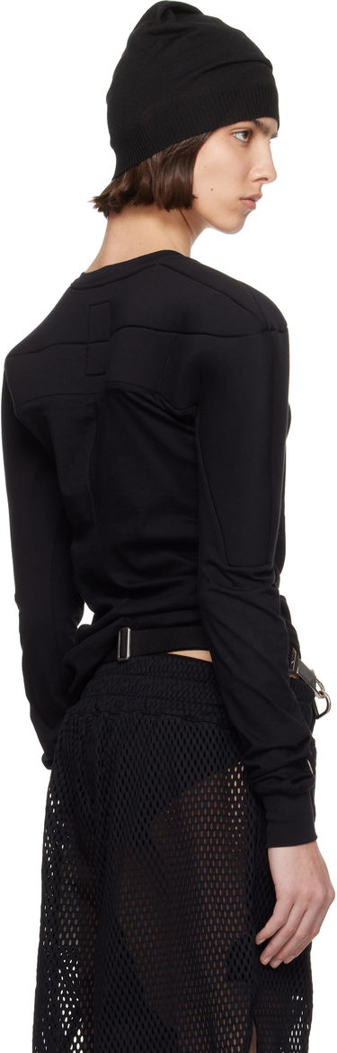 Sweatshirt Rick Owens Rick Owens Champion Edition Girdered Harness Sweatshirt Svart | CW01E1707 CHJG, 2