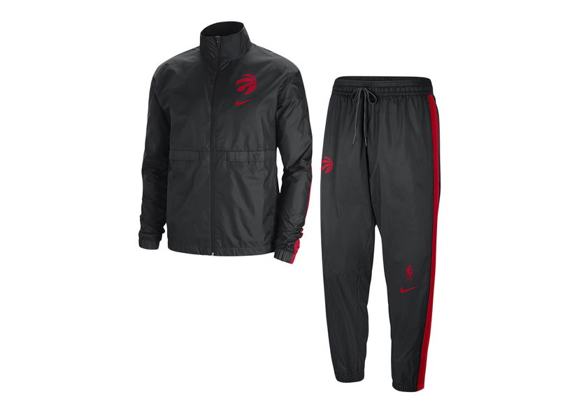 Träningsoverall Nike NBA Toronto Raptors Courtside Tracksuit Black/University Red Svart | DN8861-010
