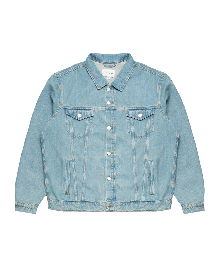 Jacka Lacoste Classic Denim Jacket Blå | BH8982-MKU