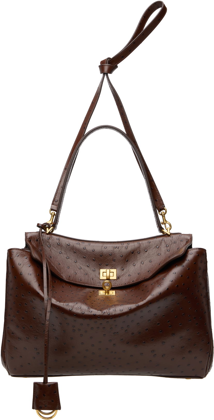 Handväska Balenciaga Balenciaga Rodeo Medium Bag Brun | 789772 2ABBP