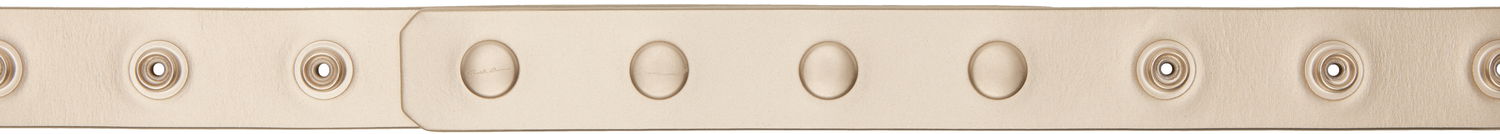 Bälten Rick Owens Rick Owens Hollywood Snap Belt Beige | RA01E0682 LGEMGH, 0