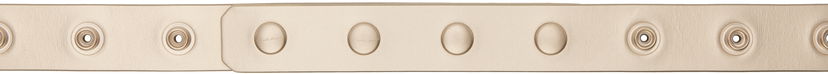 Bälten Rick Owens Rick Owens Hollywood Snap Belt Beige | RA01E0682 LGEMGH