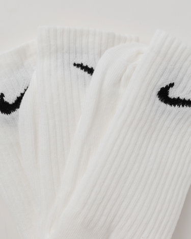 Strumpor Nike Everyday Lightweight Crew Socks 3-Pack Vit | SX7676-100, 3