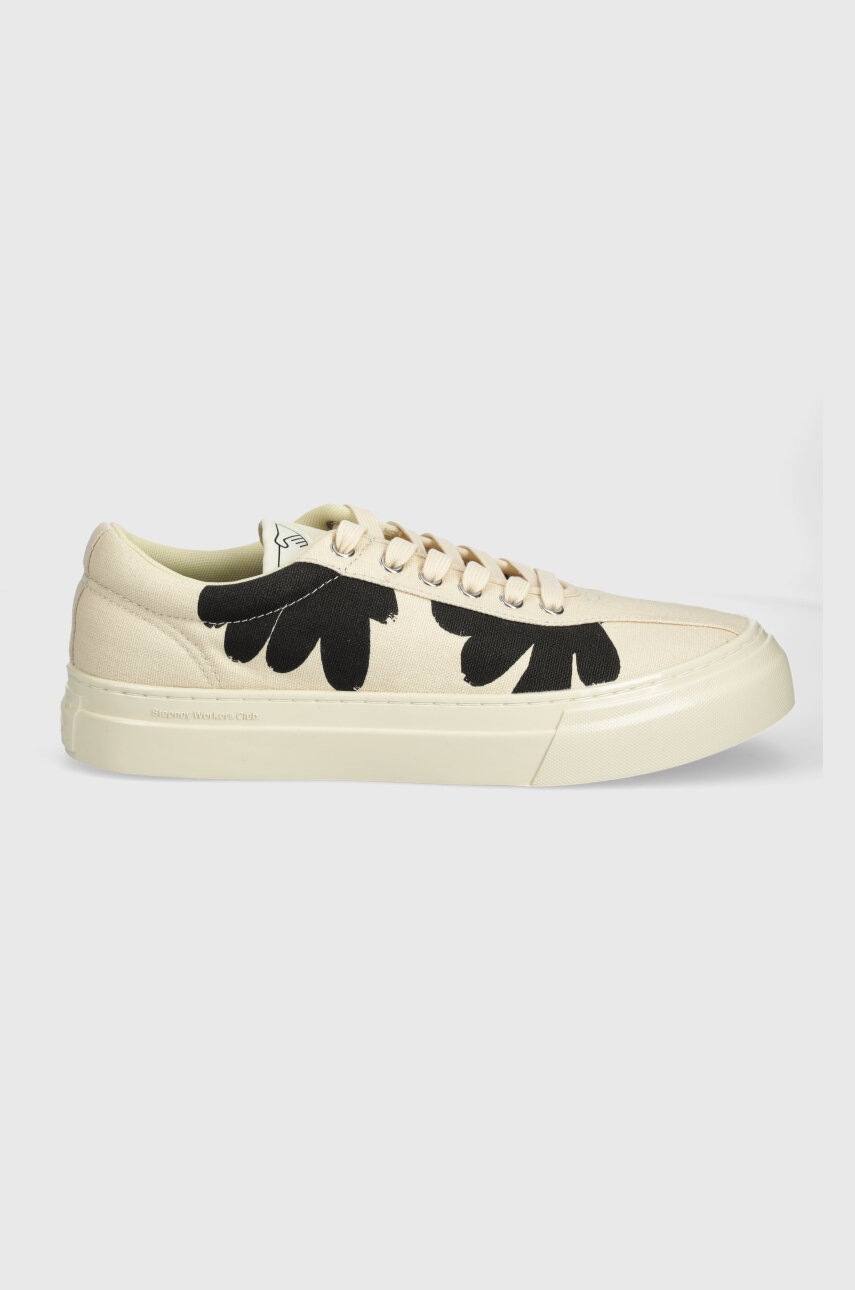 Sneakers och skor Stepney Workers Club Stepney Workers Club Dellow Cup Shroom Hands Beige | YA17112, 1