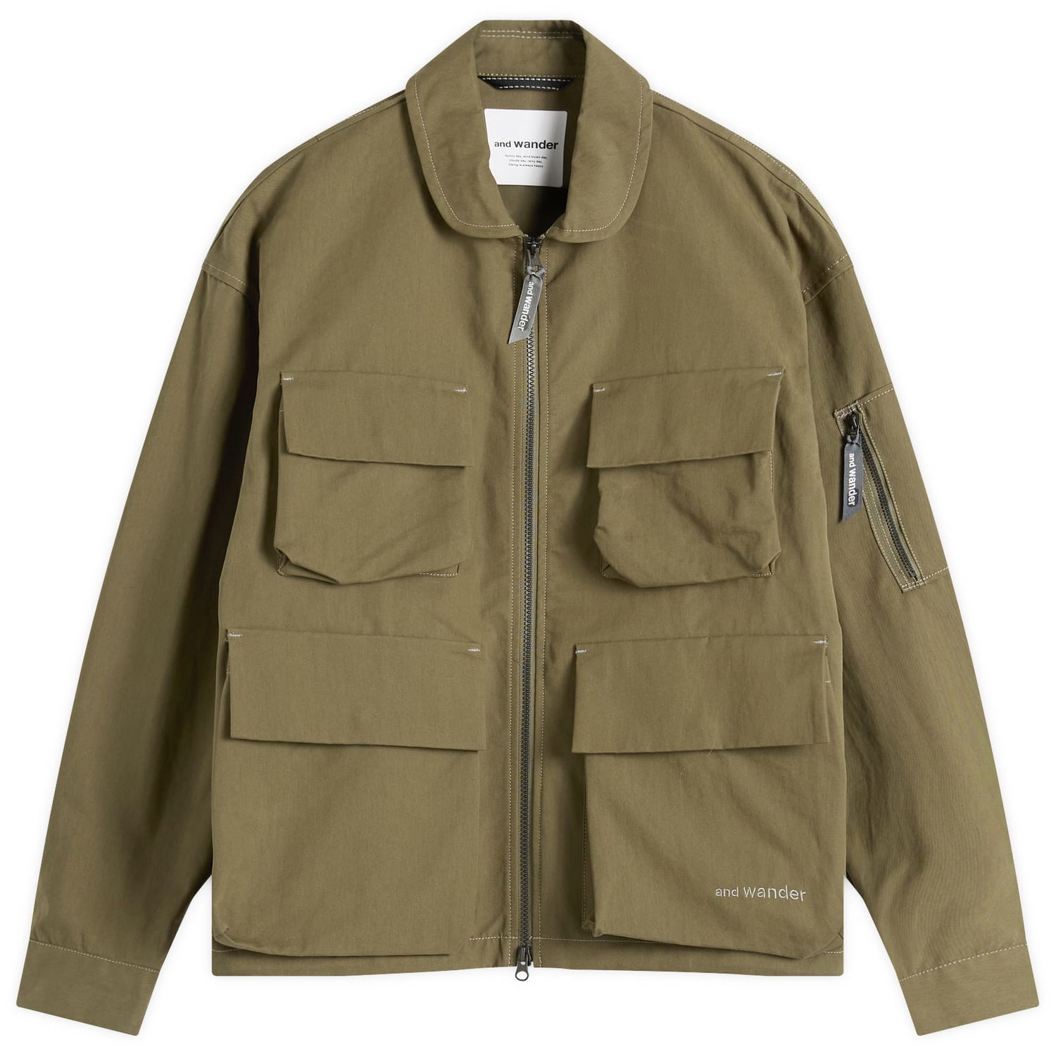 Jacka and wander C/PE Twill Field Jacket, Size Small Grön | 5745281054-180, 0