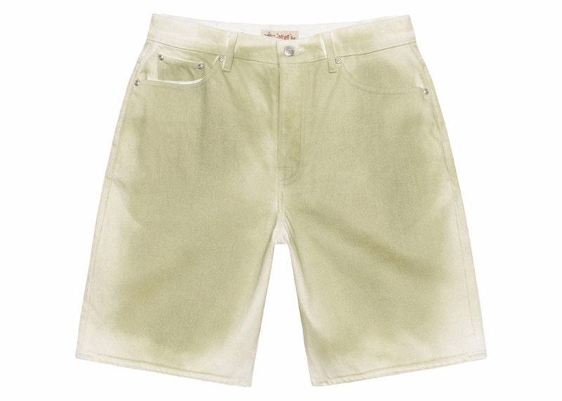 Shorts Stüssy Stussy Spray Dye Big Ol' Shorts Grön | 112321, 0