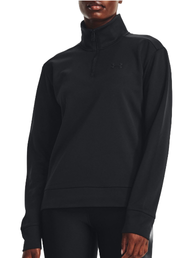 Sweatshirt Under Armour Fleece ¼ Zip Svart | 1373058-001