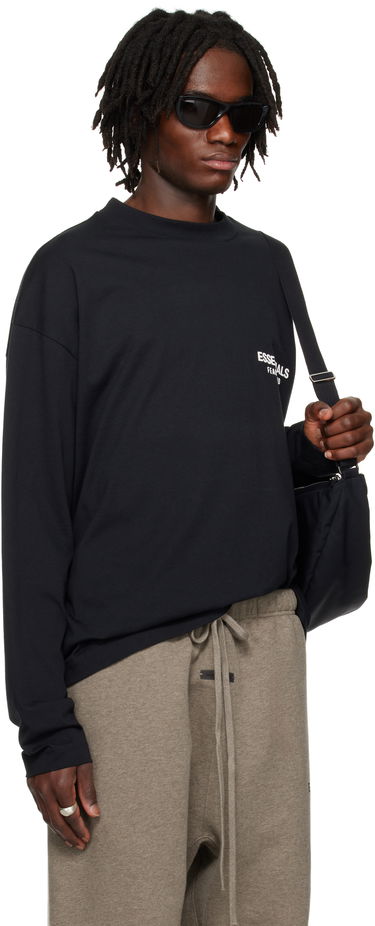 T-shirt Fear of God Fear of God ESSENTIALS Classic Long Sleeve T-Shirt Svart | 125AS254200F, 1