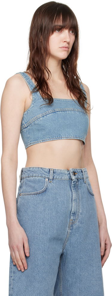 Linne Loulou de Saison Loulou de Saison Anet Denim Tank Top Blå | ANET, 1