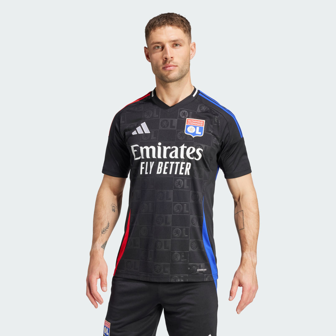 Jersey adidas Performance Olympique Lyonnais 24/25 Away Kit Svart | IT6512, 0