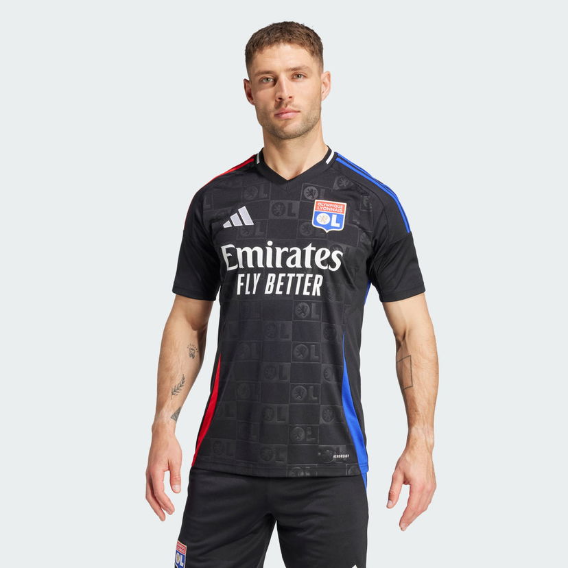 Jersey adidas Performance Olympique Lyonnais 24/25 Away Kit Svart | IT6512