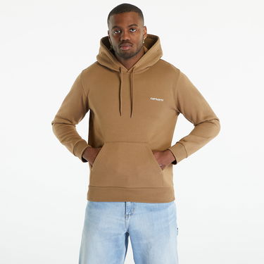 Sweatshirt Carhartt WIP Script Embroidery Hoodie Brun | I031243.1GMXX, 0
