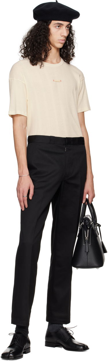 Byxor Maison Margiela Maison Margiela Gabardine Trousers Svart | S50KA0661 S54042, 3