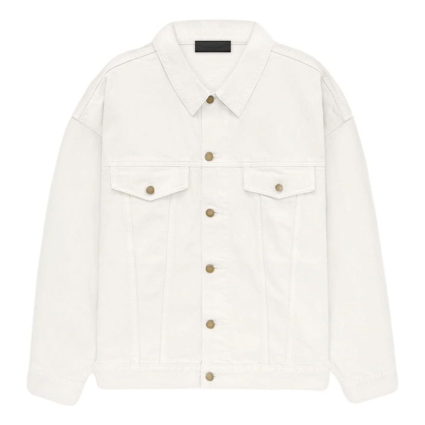 Jacka Fear of God Fear of God Essentials Denim Jacket Vit | 202BT234271F