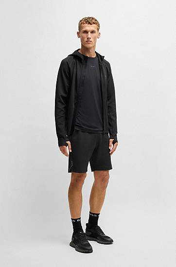 Shorts BOSS Stretch Active Shorts with Reflective Details Svart | 50531225, 1
