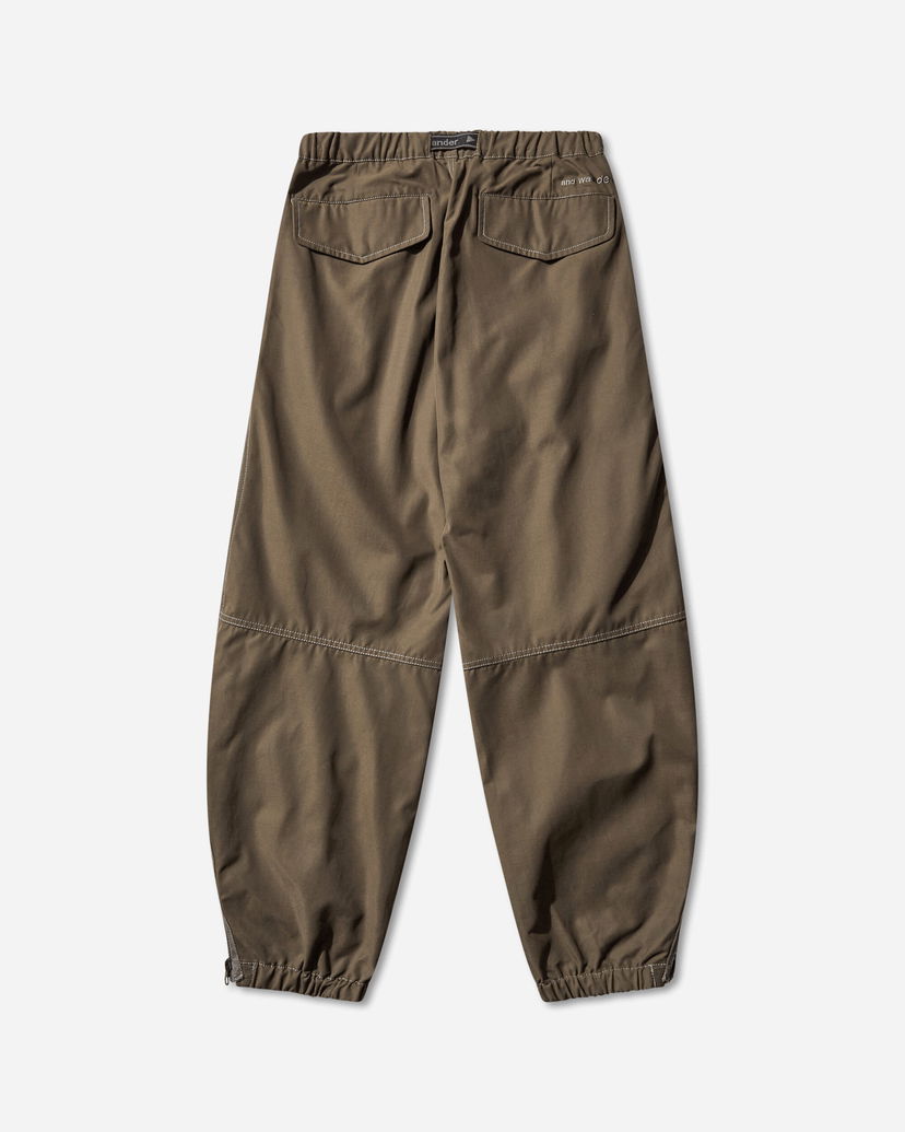 Byxor and wander High Count Cloth Side Zip Hem Pants Brun | 5745282096 182