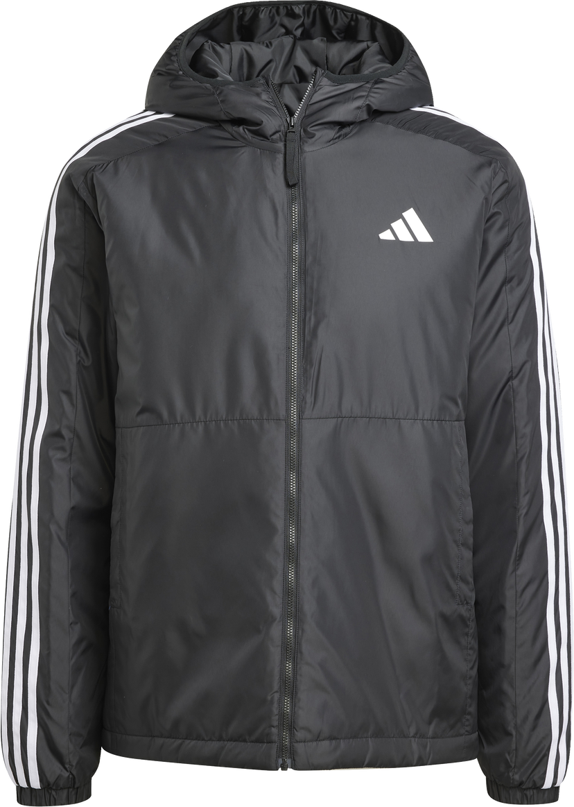 Jacka adidas Originals Essentials 3-Stripes Hooded Jacket Svart | jd1032