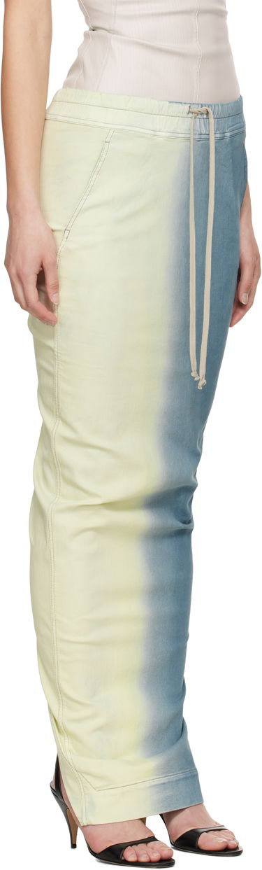 Kjol Rick Owens Rick Owens DRKSHDW Pull On Pillar Maxi Skirt Blå | DS01E3332 SDDE, 1