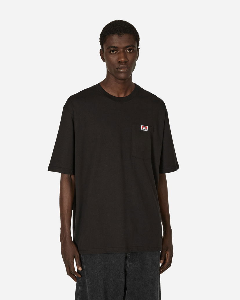 T-shirt Ben Davis Classic Label Pocket T-Shirt Svart | BEN914 001